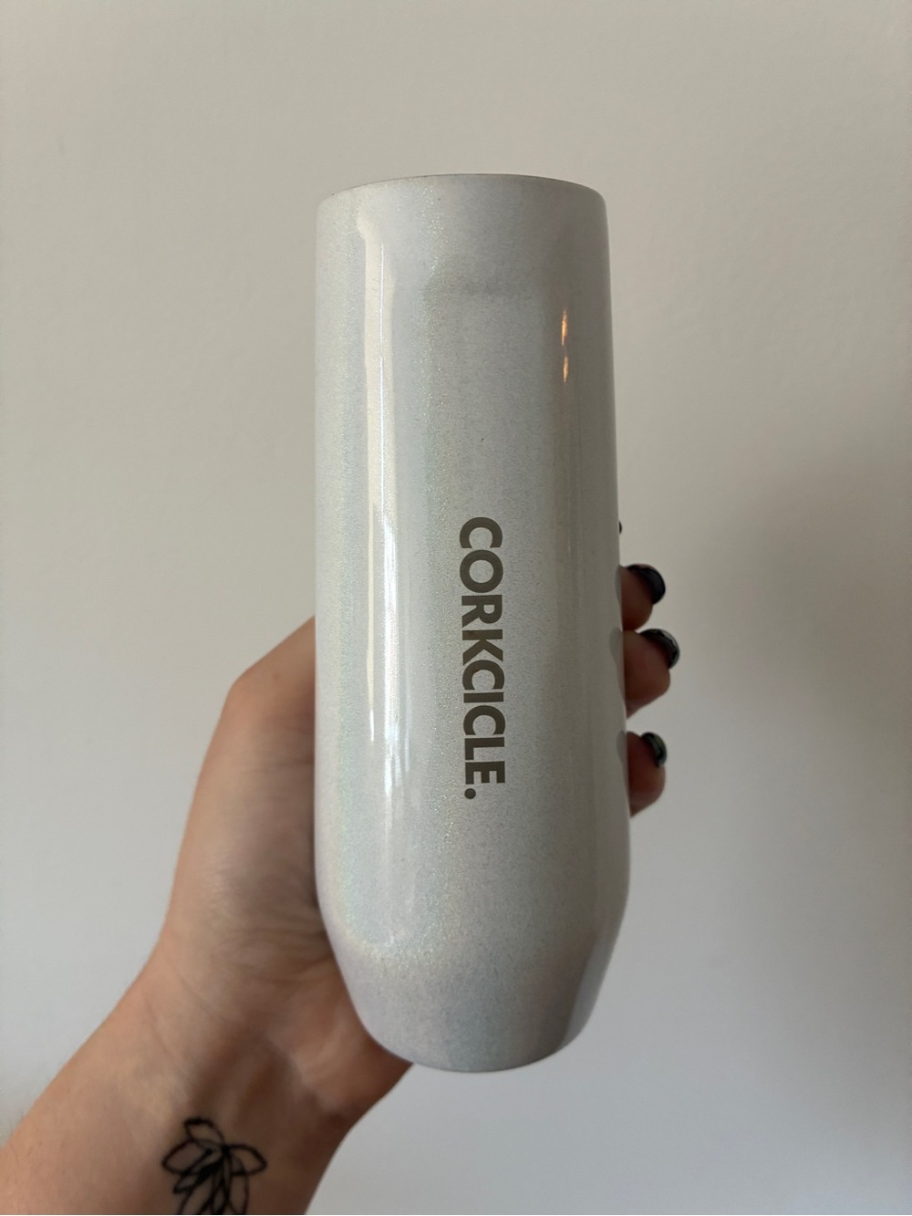 Corkcicle Iridescent White Stemless Tumbler - Corkcicle